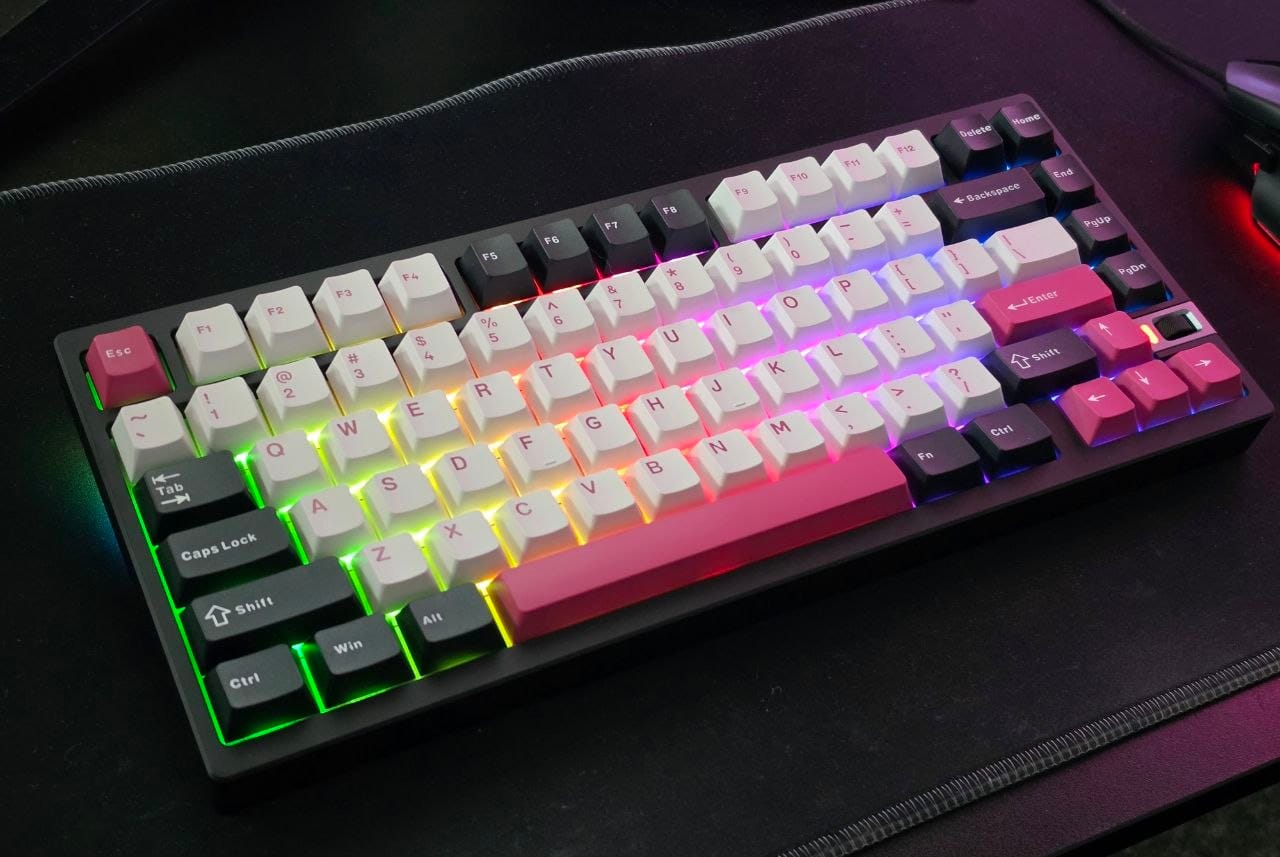 Customer photo review of NUT75 - 75% Custom Mechanical Keyboard