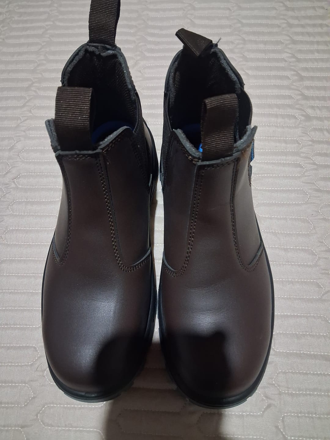 Customer photo review of Grittgear Mangano S1 Leather Safety Boot - Chocolate