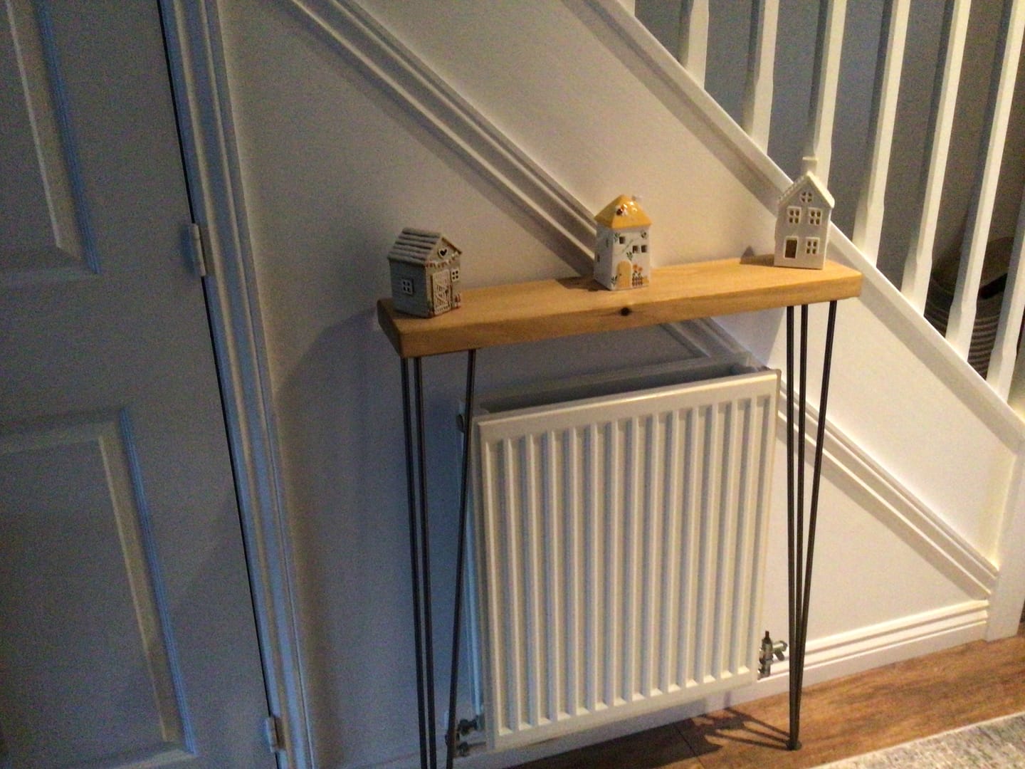 Customer photo review of Console Table 15cm Depth | Hairpin Leg