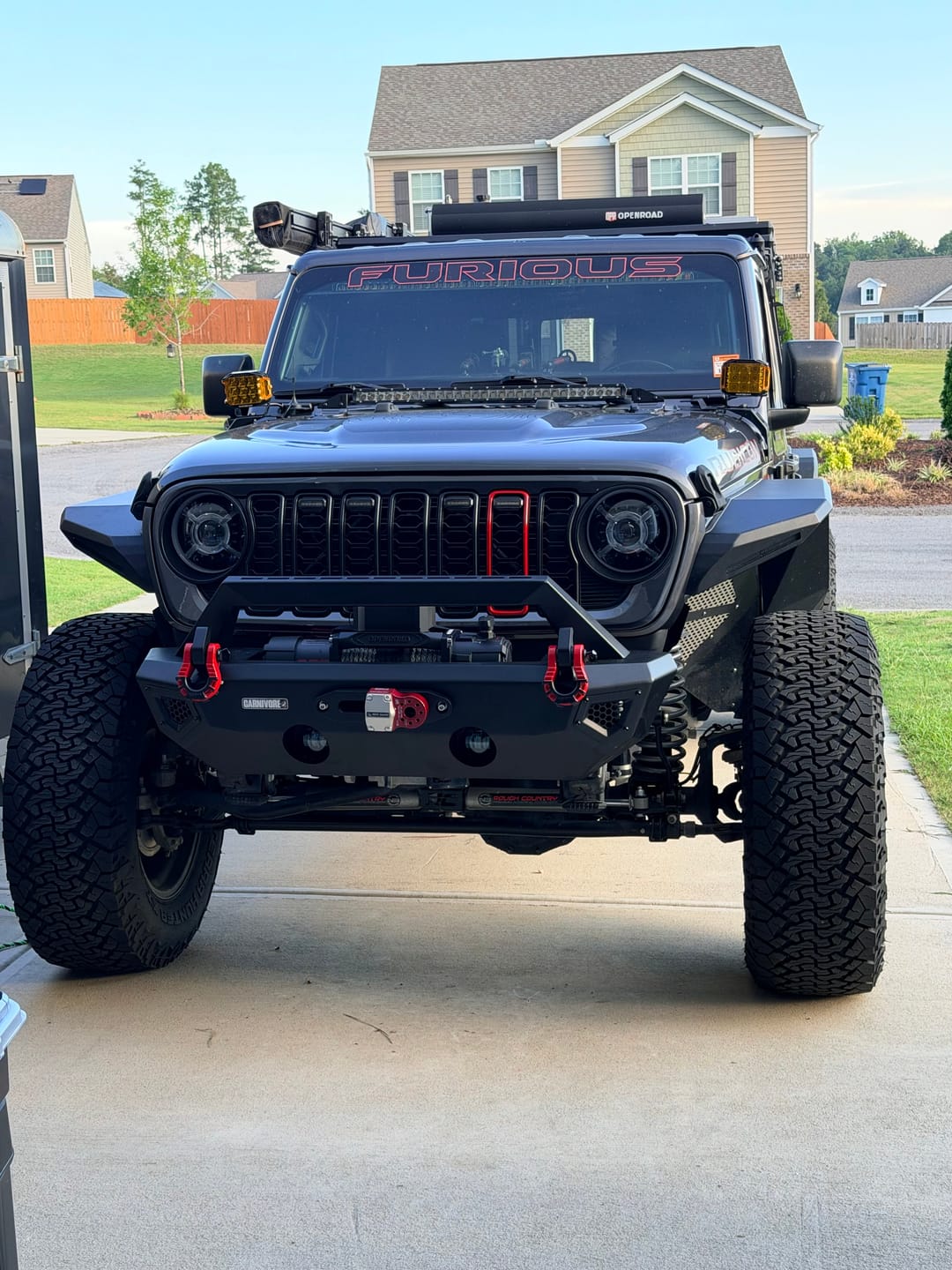 Customer photo review of Custom Paint Matched Front Grille – Refreshed Style fits Jeep Wrangler JL/ Gladiator JT