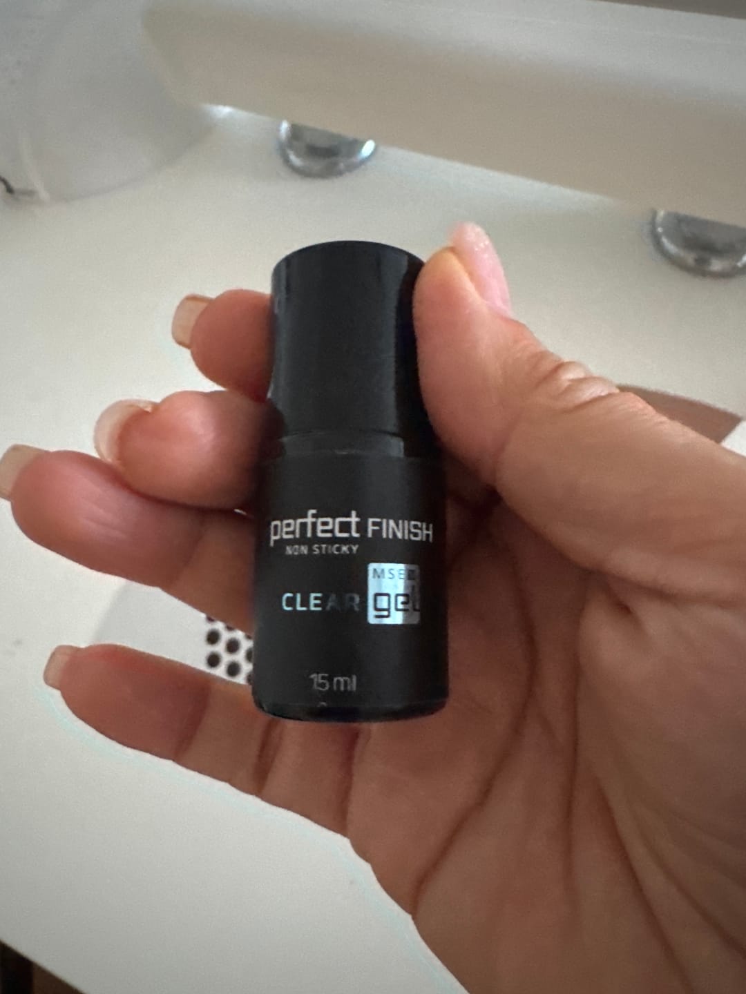 Customer photo review of MSE Perfect FINISH Hochglanz Gel Klar 15ml Non Sticky