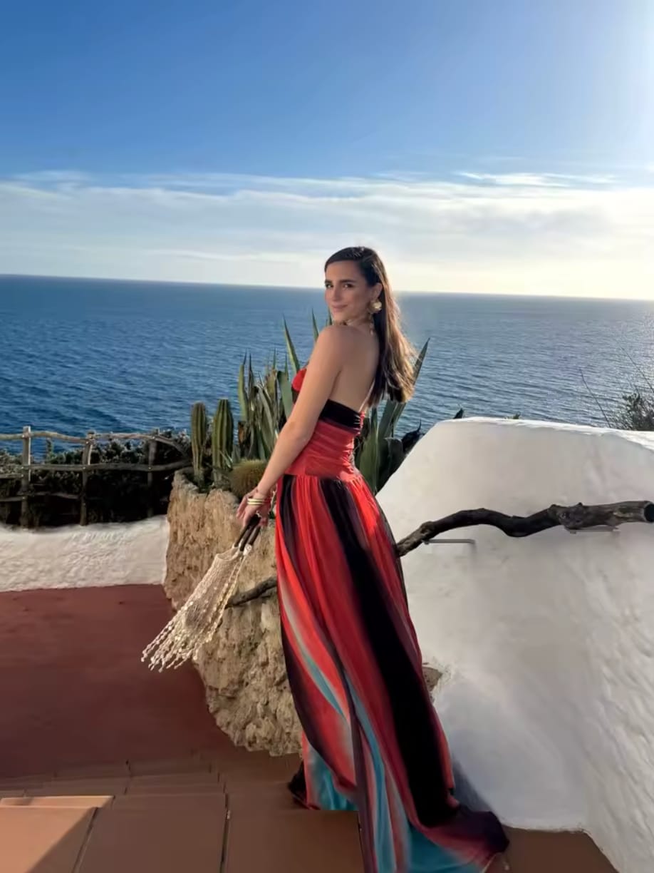 Customer photo review of Vestido Tubo Plisado Fruncido sin Tirantes