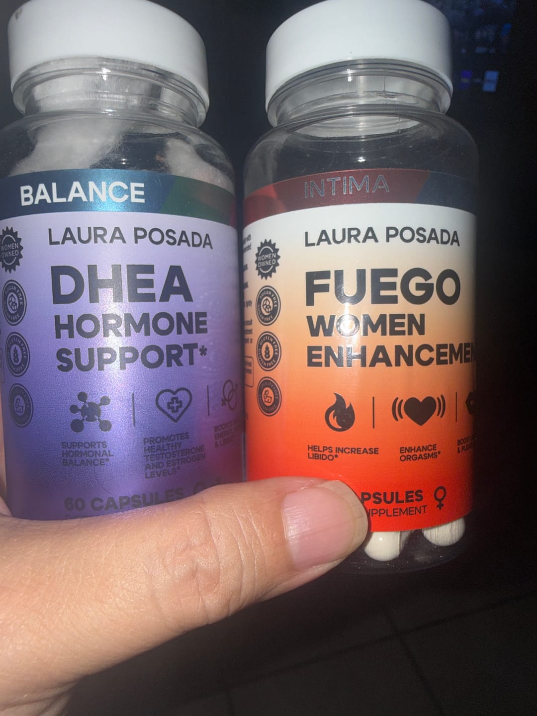Customer photo review of Combo Triple Acción Vitalidad Sexual Femenina: Enciende el Deseo, Reduce Resequedad Vaginal,  Aumenta el Placer