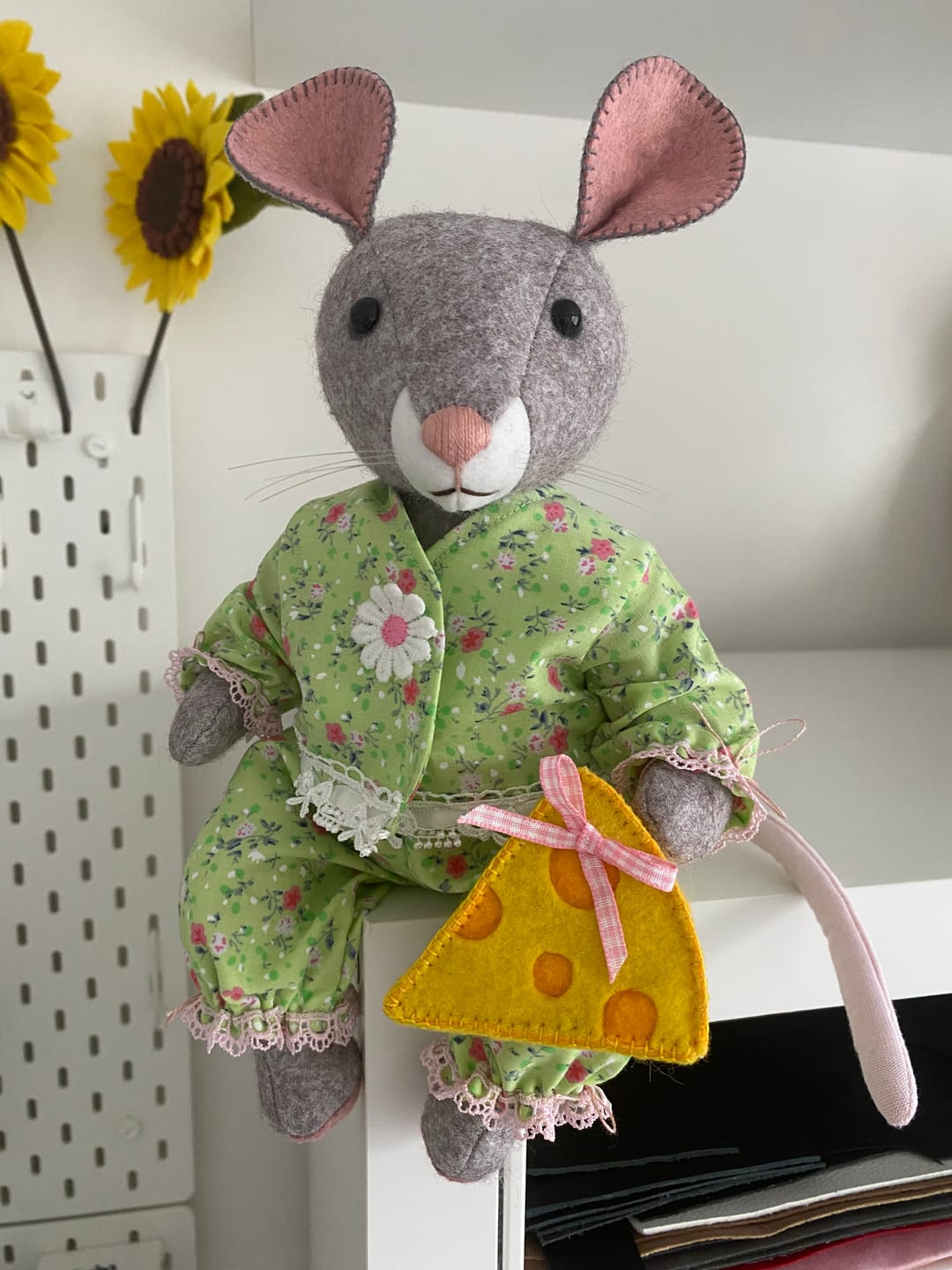 Customer photo review of Cottage Mouse PDF Pattern and Video Tutorial Workshop