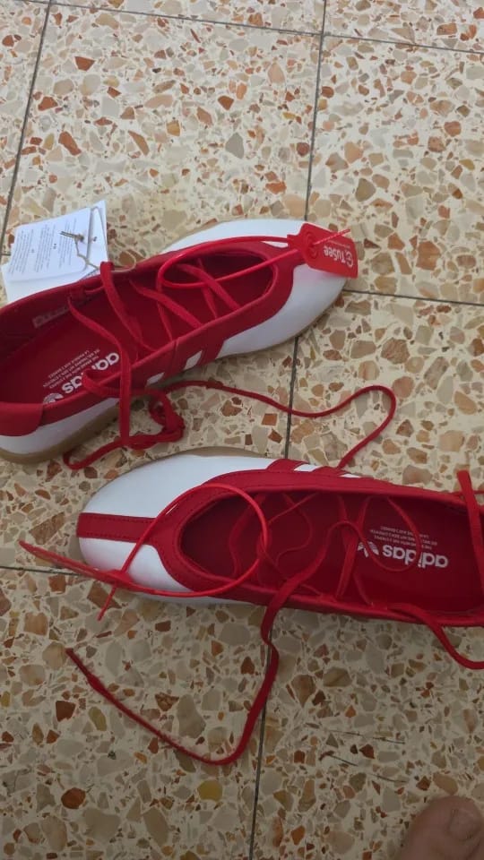Customer photo review of Taekwondo Mei Ballet Woven Cream White/Cream White/Gum