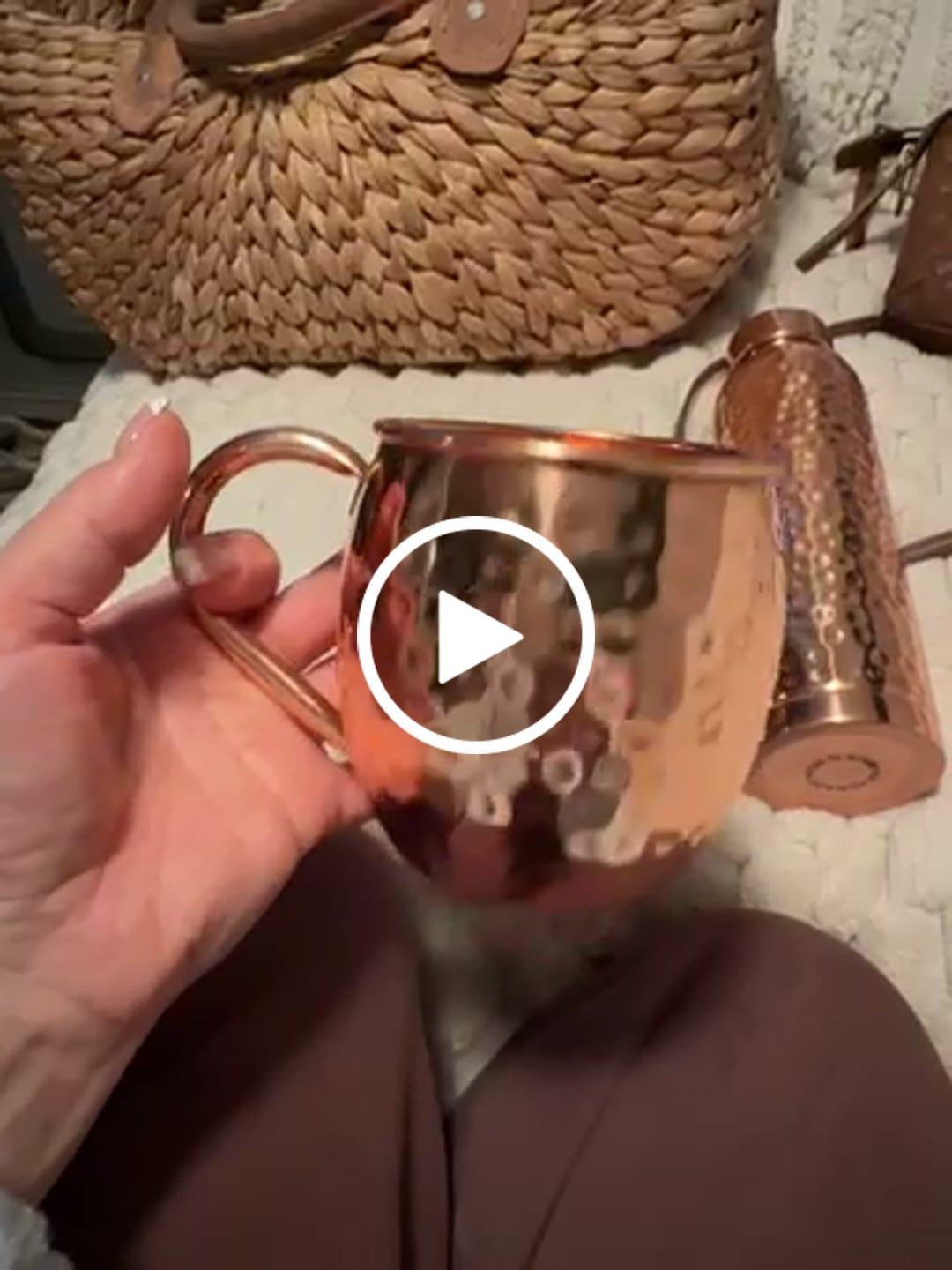 Customer video review of Pure Copper Moscow Mule Mugs - Set of 2