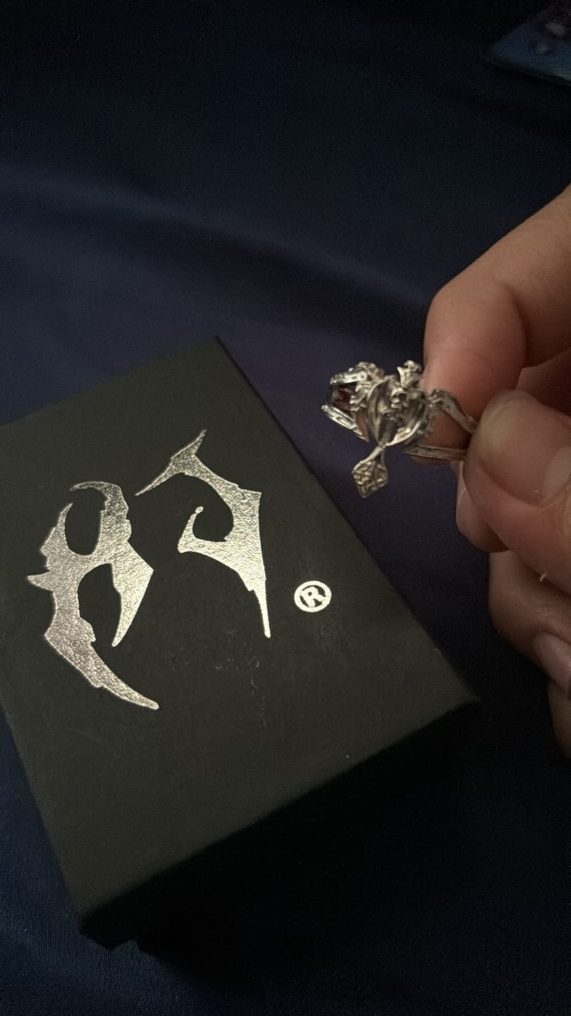 Customer photo review of TRIBAL CROSS RING