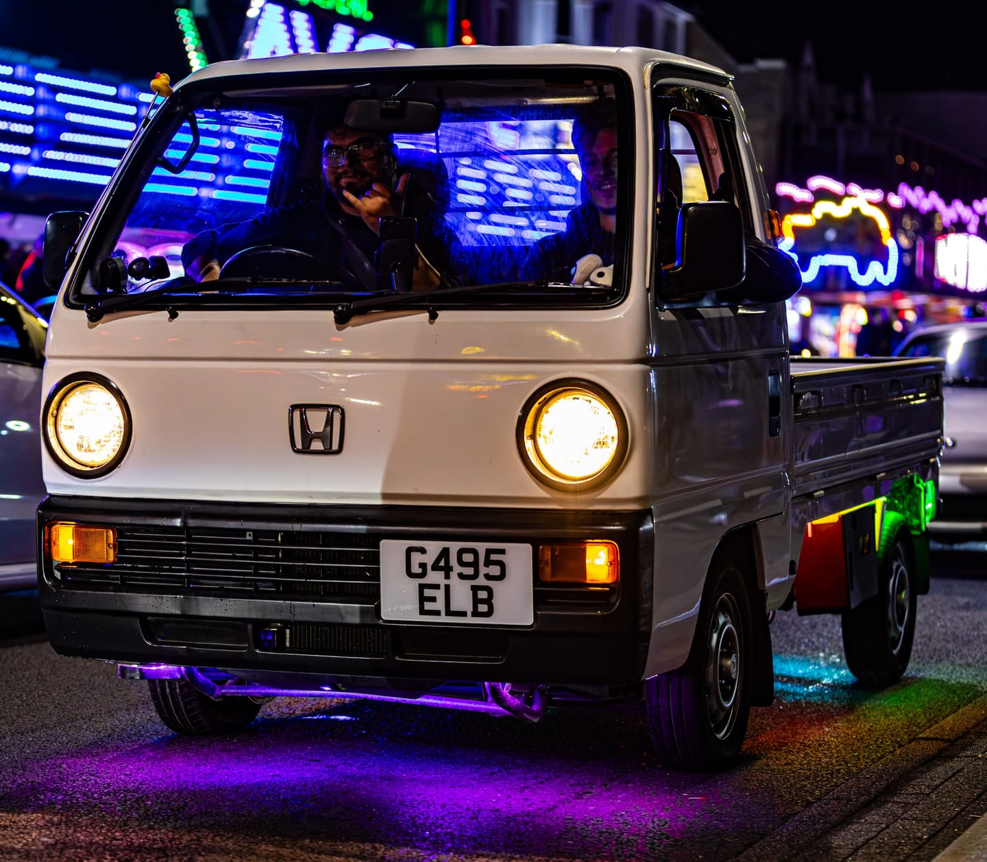 Customer photo review of ELGlow® Universal Car Underglow Kit