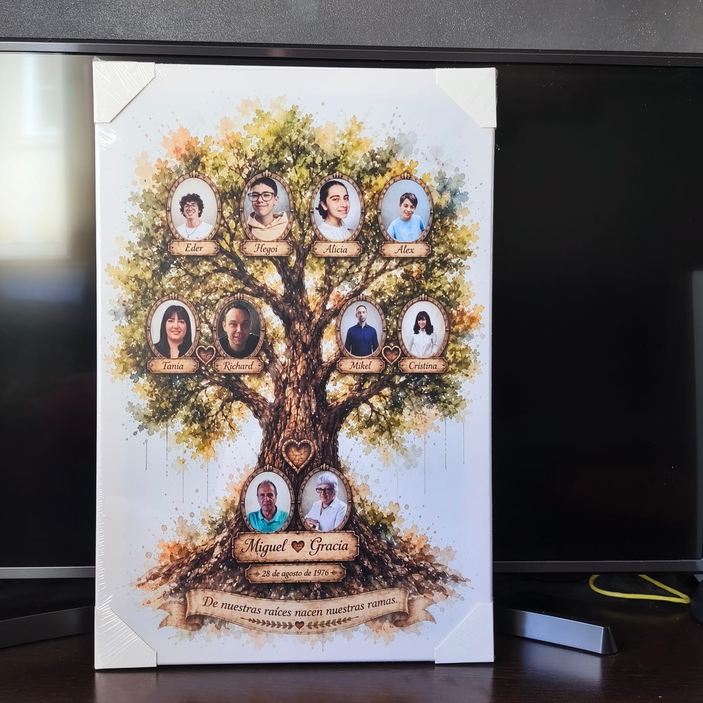 Customer photo review of Vuestra foto como obra de arte – con vista previa en vivo, como póster o lienzo