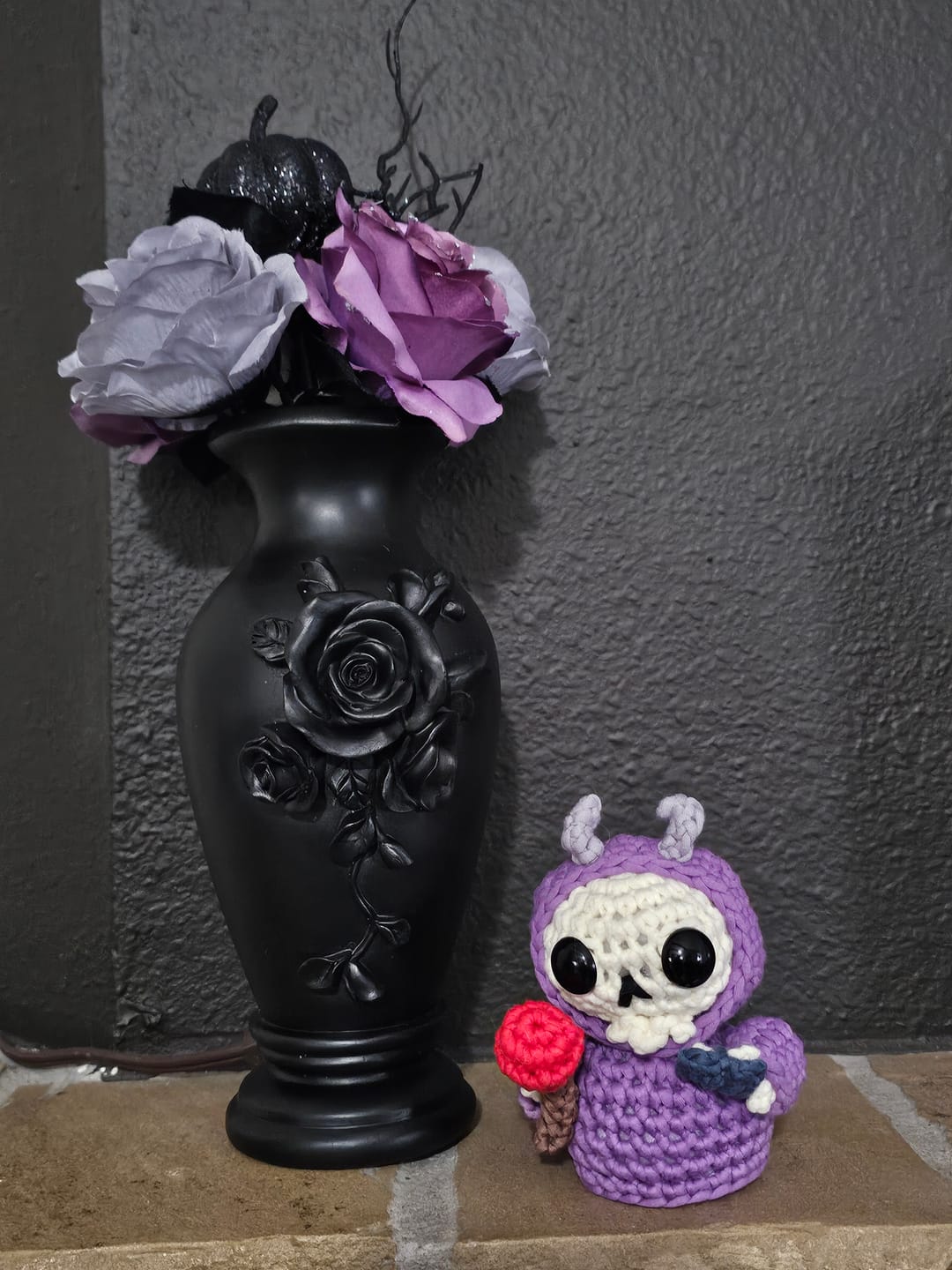 Customer photo review of Hollow The Necromancer Crochet Kit