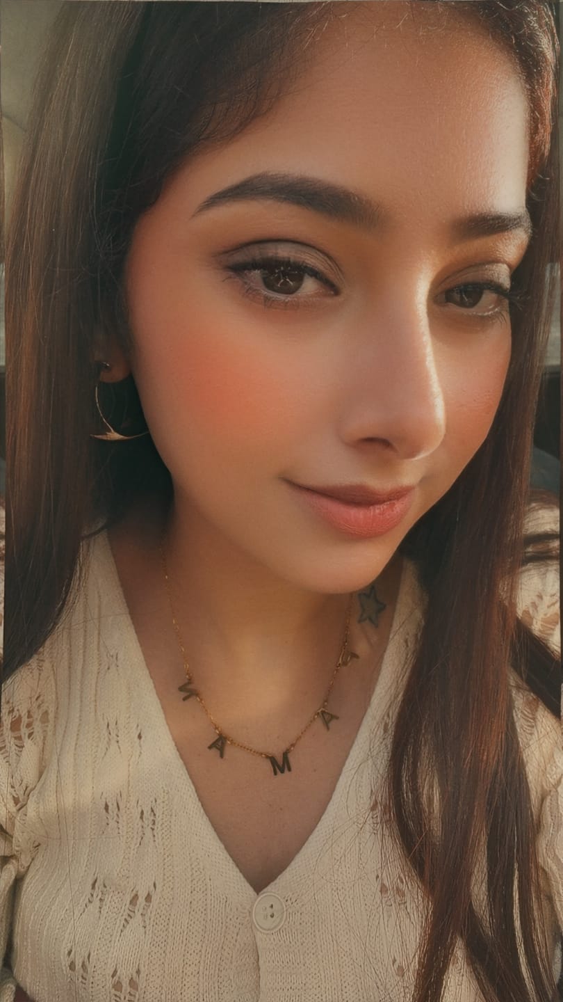 Customer photo review of Letter Name Necklace
