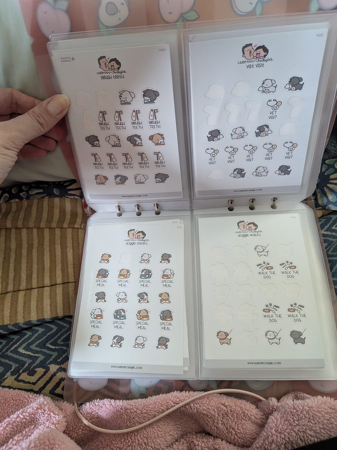 Customer photo review of Small Storage Pockets