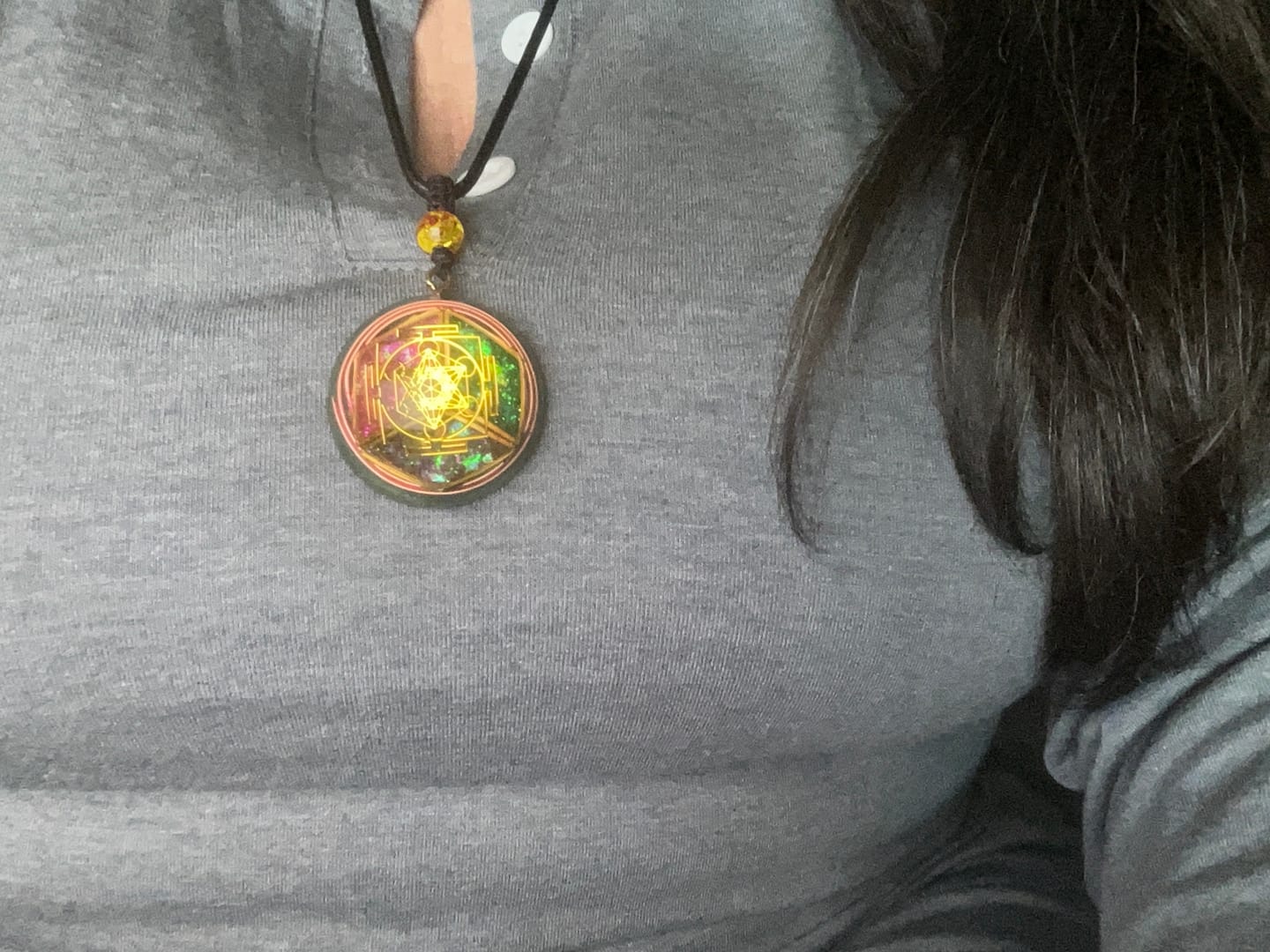 Customer photo review of Magnetic Energy Talisman