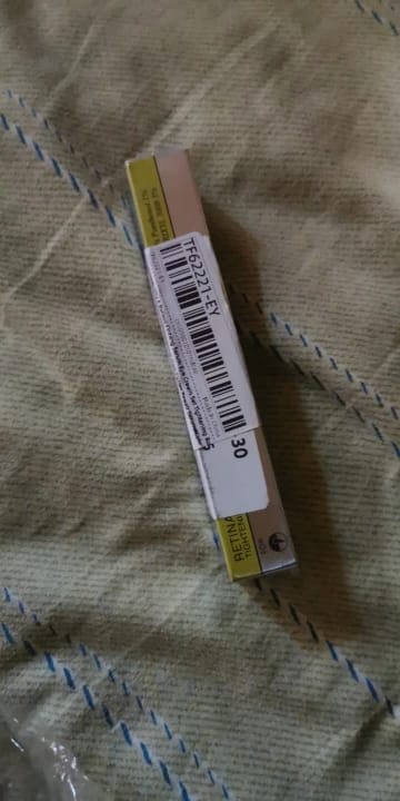 Customer photo review of Retinol Eye Cream – Firming & Brightening