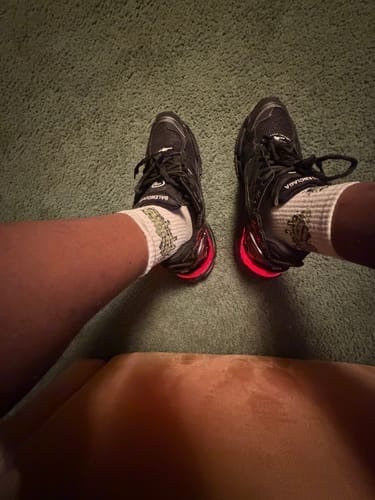 Customer photo review of balenciaga runneres led black