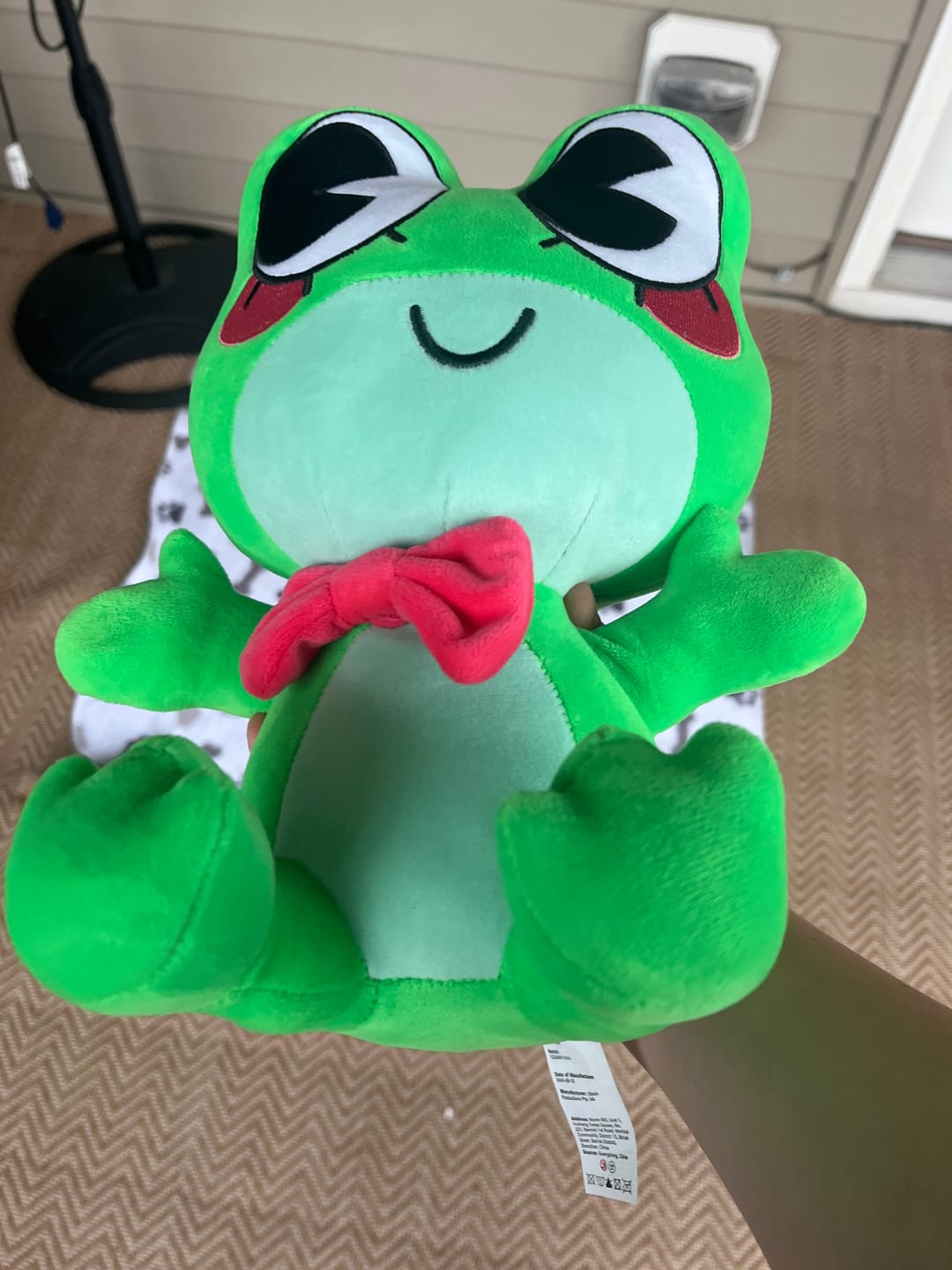 Customer photo review of Ribbit Plush