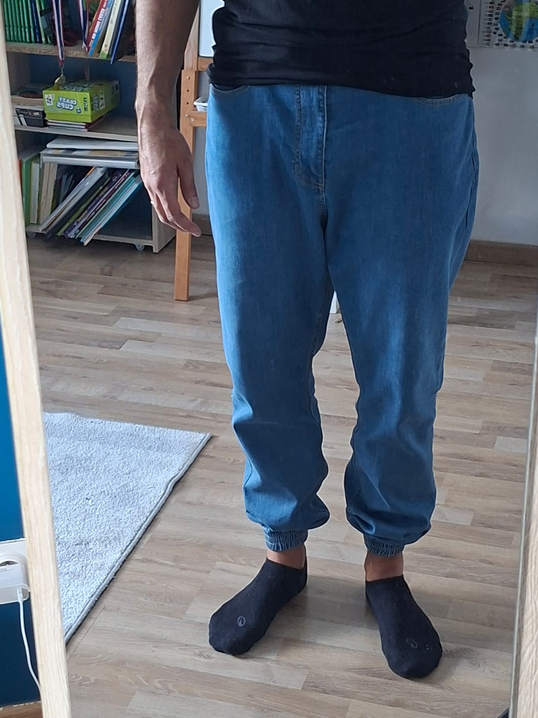 Customer photo review of MIST – Jogpant Denim Stoned