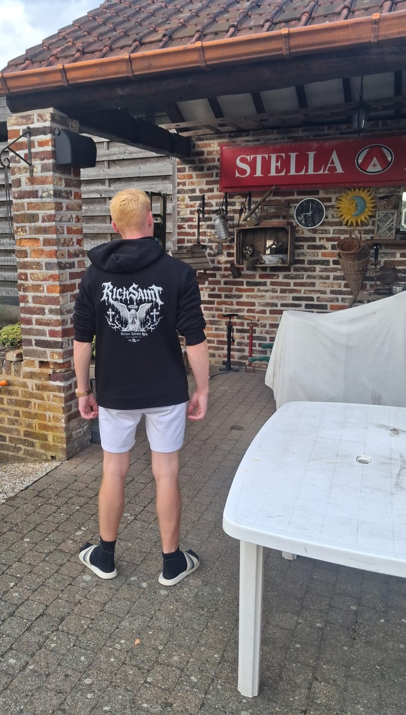 Customer photo review of RICHSAINT Fallen Angel HOODIE