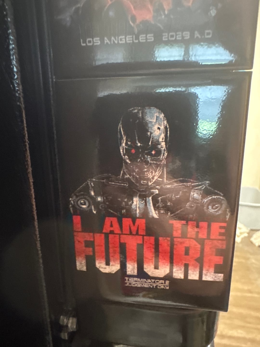 Customer photo review of T2: ENDOSKELETON PROMO - FRIDGE MAGNET