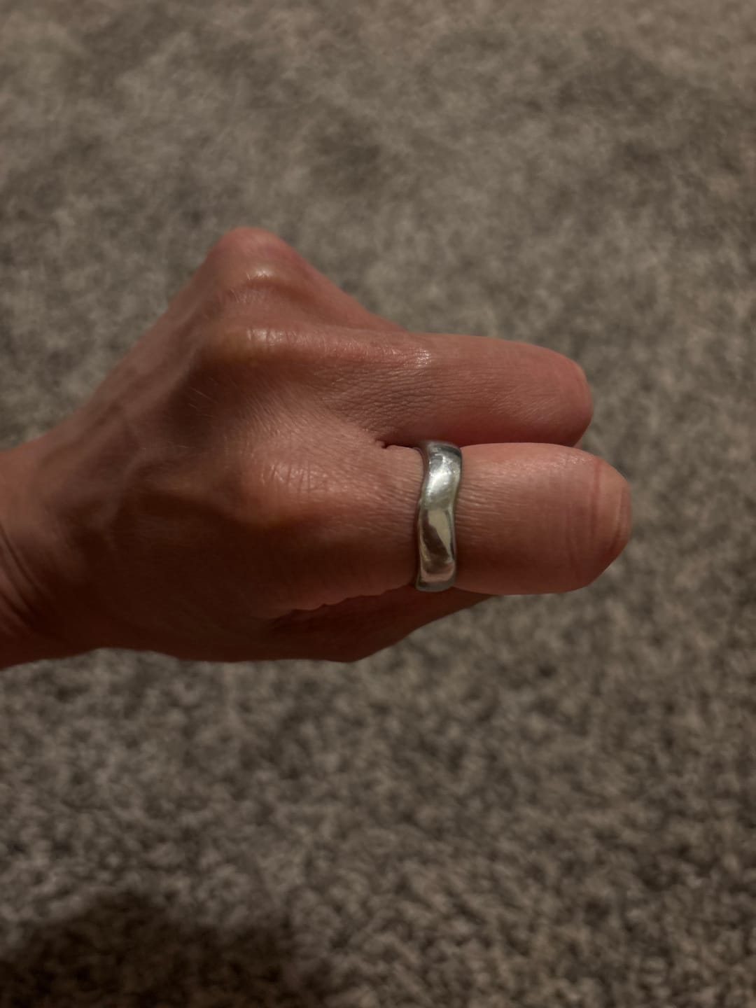 Customer photo review of Chunky Wave Ring