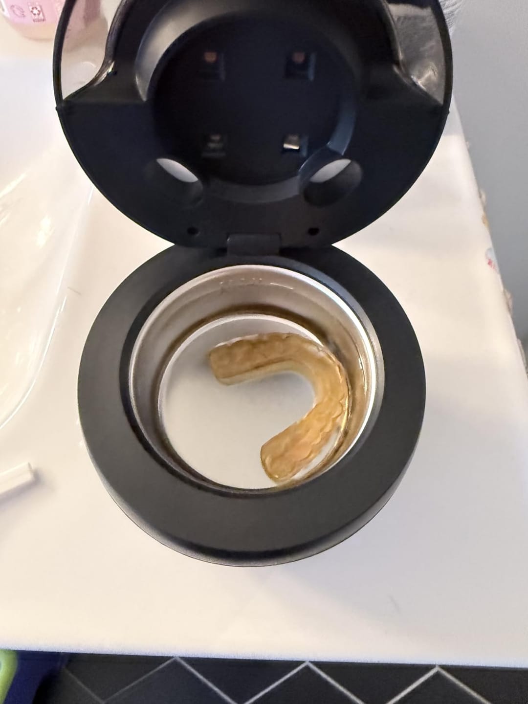 Customer photo review of DentaSonic - UV Ultrasonic Denture & Retainer Cleaner