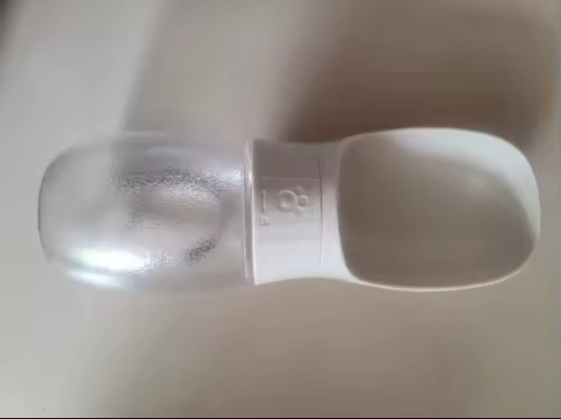 Customer photo review of Gourde portable pour chien 300ML