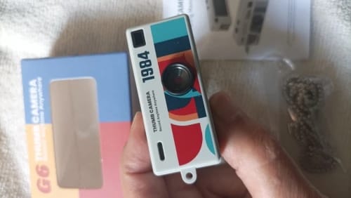 Customer photo review of Mini Cámara Retro con calidad HD