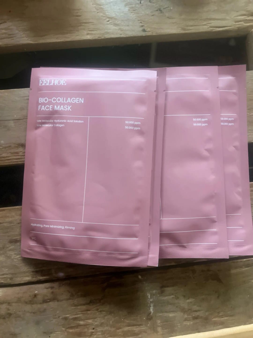Customer photo review of Bio-Collagen Face Mask