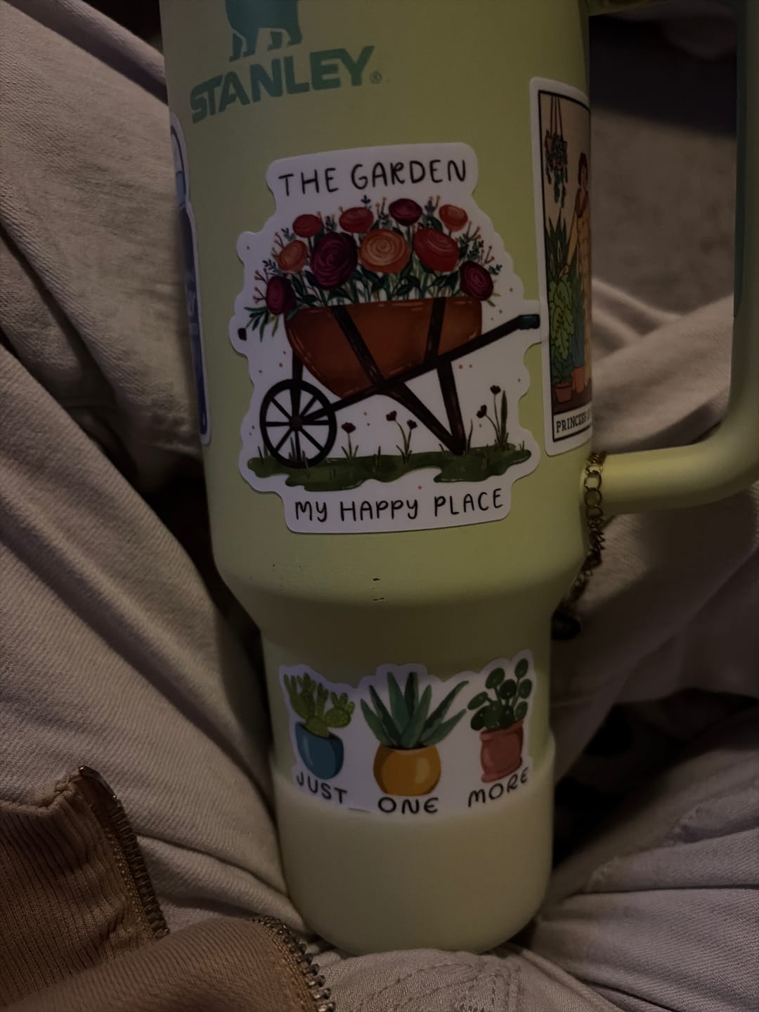 Customer photo review of "My Happy Place" Garden Sticker