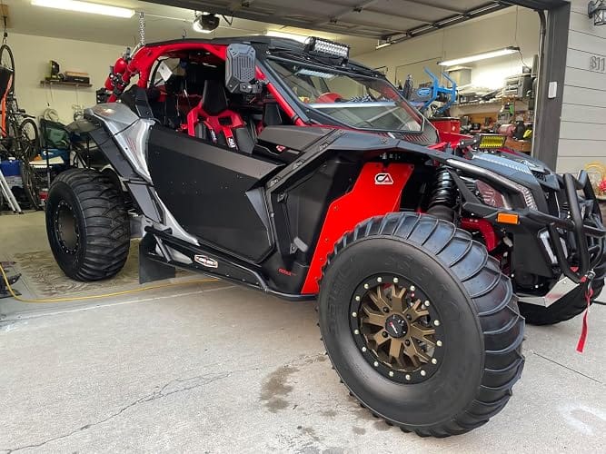 Customer photo review of Set of Aluminum Front Full Doors for Can-Am Maverick X3 and X3 Max