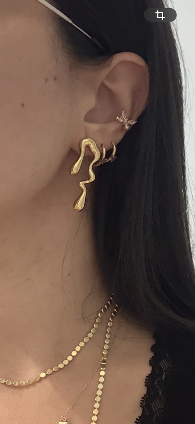 Customer photo review of Orecchini Flow