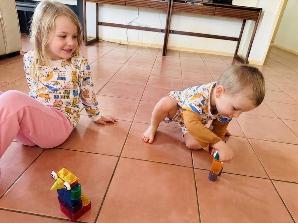 Customer photo review of Mideer Magnetic Building Cubes 46P