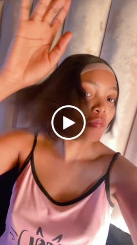 Customer video review of DONOR Vietnamese SDD Bone Straight Glueless 5X5 10" Wig