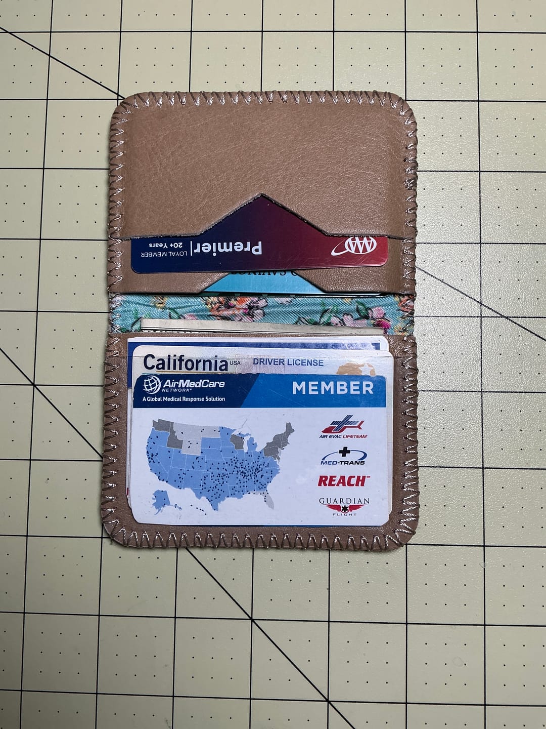 Customer photo review of Seashell Daily Wallet