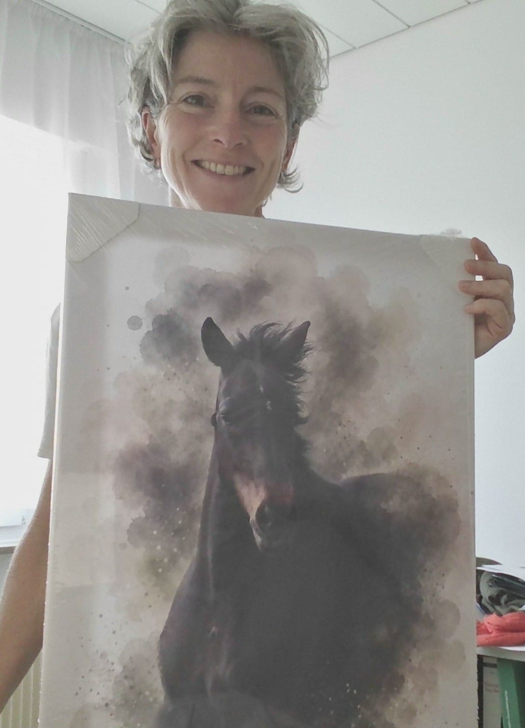 Customer photo review of Dein Haustier als Kunstwerk – mit Live-Vorschau, als Poster oder Leinwand