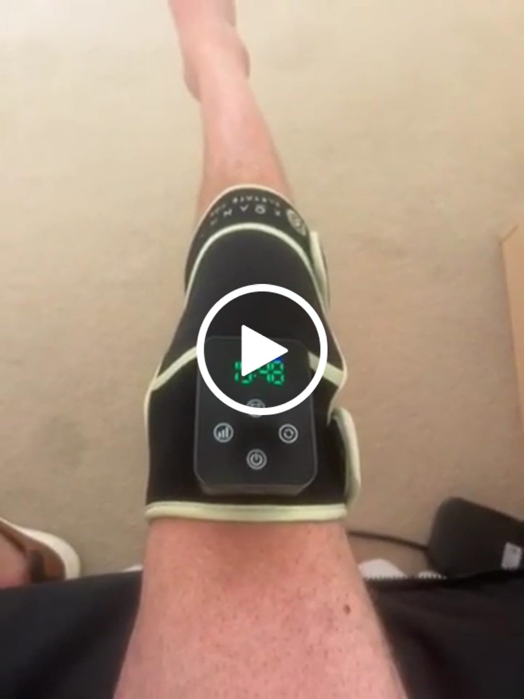 Customer video review of Koanna® Red Light Therapy Bandage For Knee Pain