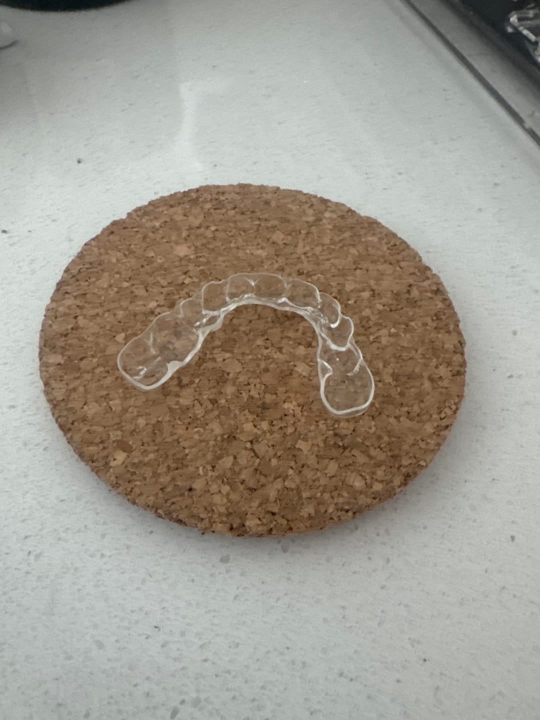 Customer photo review of Clear Custom Night Guard