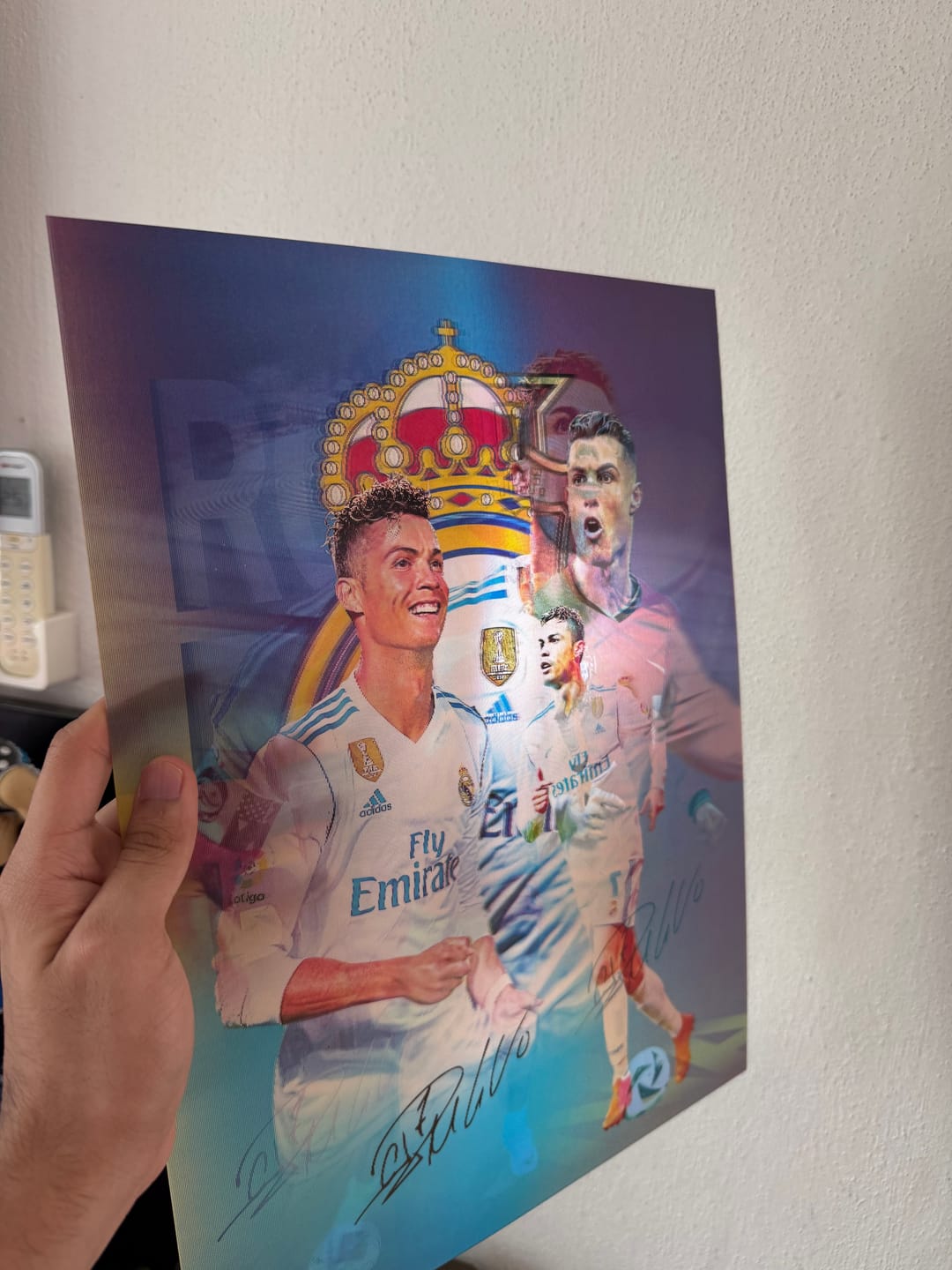 Customer photo review of Poster Lenticular Futbol Leyendas