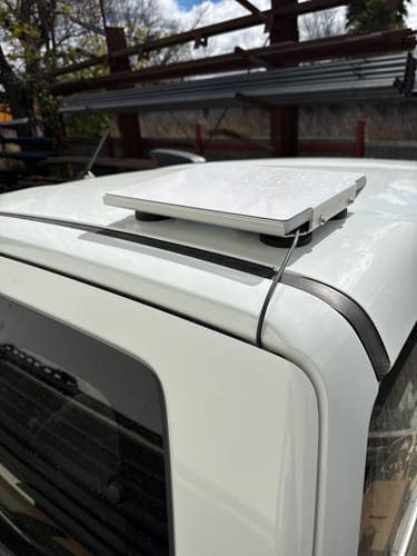 Customer photo review of Magnetic Roof Mount Power Kit | For Boats, Caravans, Canopies & Trays