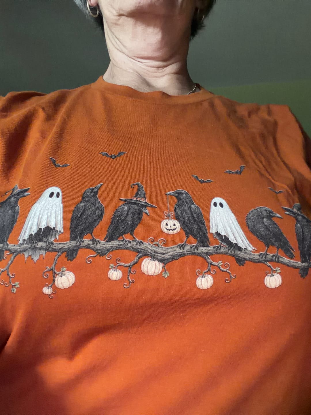 Customer photo review of Murder of Crows Tee