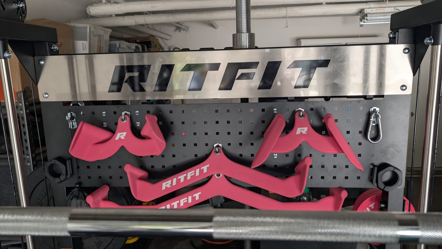 Customer photo review of RitFit PBM1 Pegboard Attachment (Only for M1 PRO)