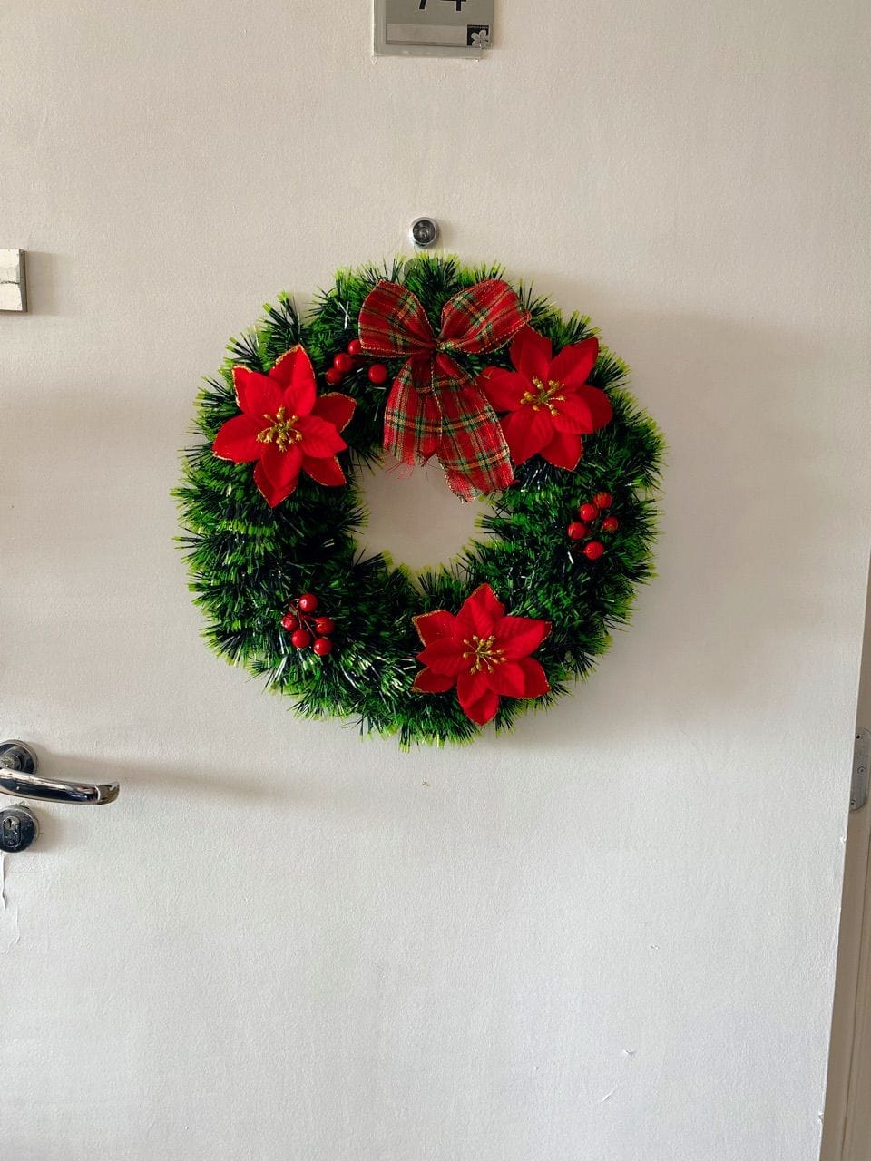 Customer photo review of Guirlanda de Natal Estruturada Decorativa 25cm e 40cm