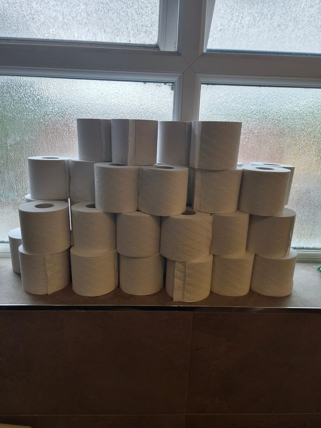 Customer photo review of 100% Recycled Toilet Paper