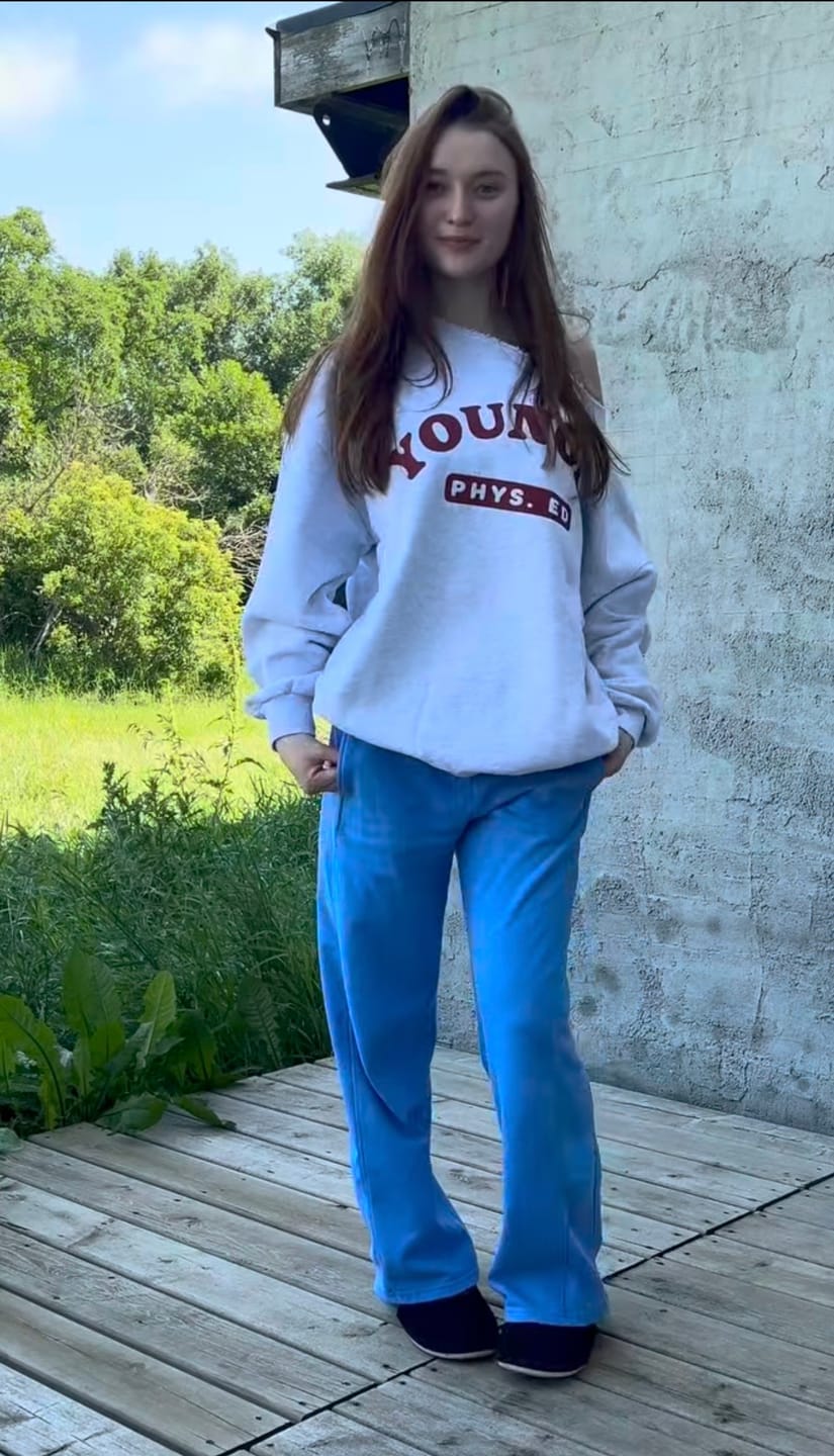 Customer photo review of W5198 - P.E. Crewneck