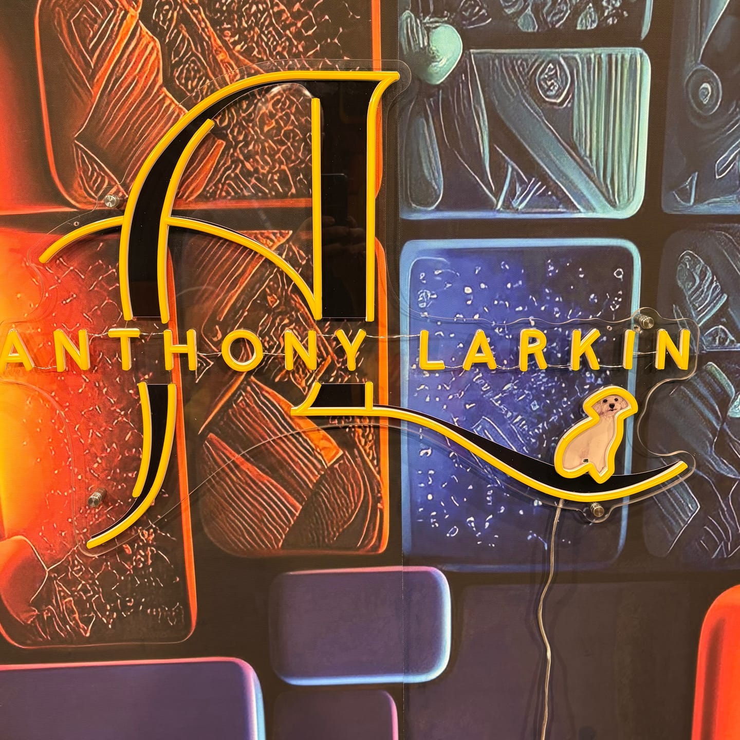 Customer photo review of Anthony Larkin | LED Neon Sign
