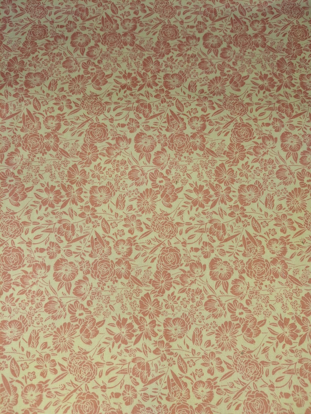Customer photo review of Busy Floral Rose & Hubble Cotton Poplin Fabric
