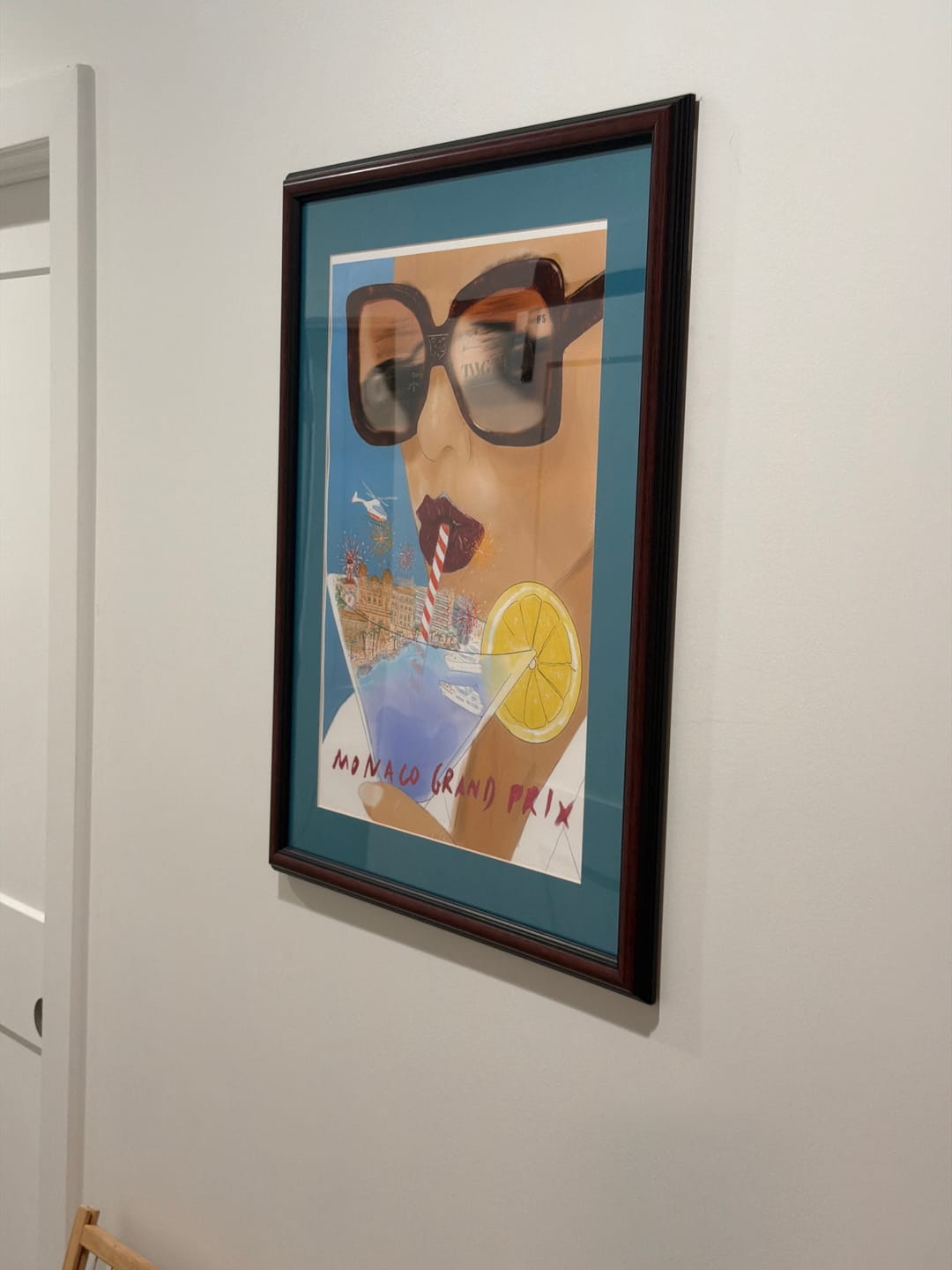 Customer photo review of White Gallery Mat Board