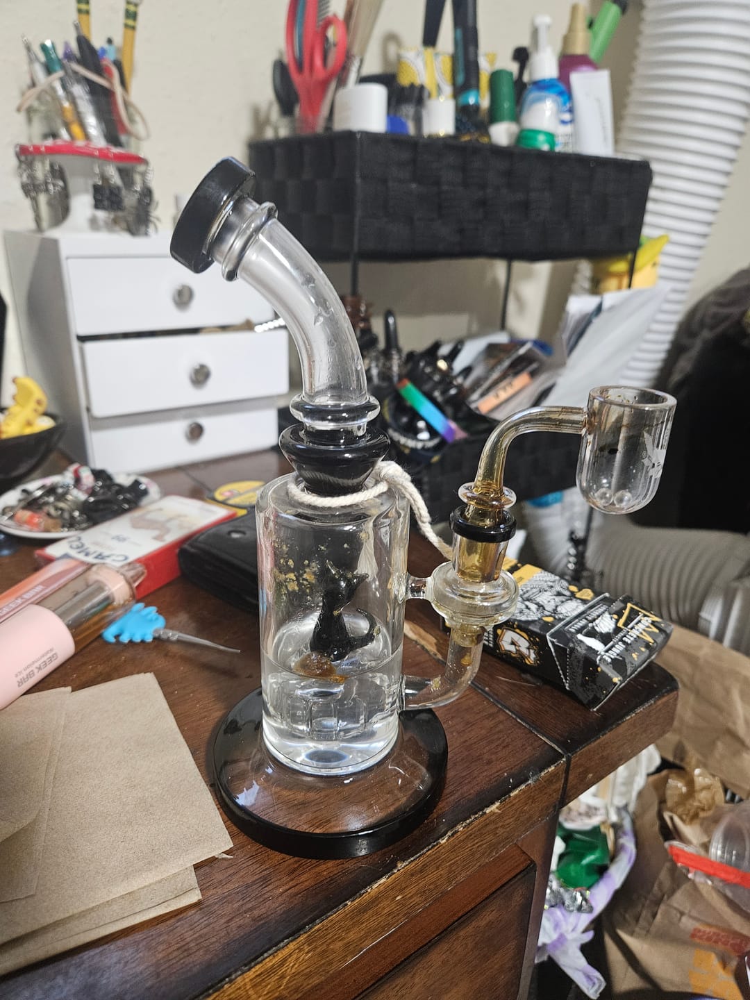 Customer photo review of BLACK CAT FIGURINE RIG