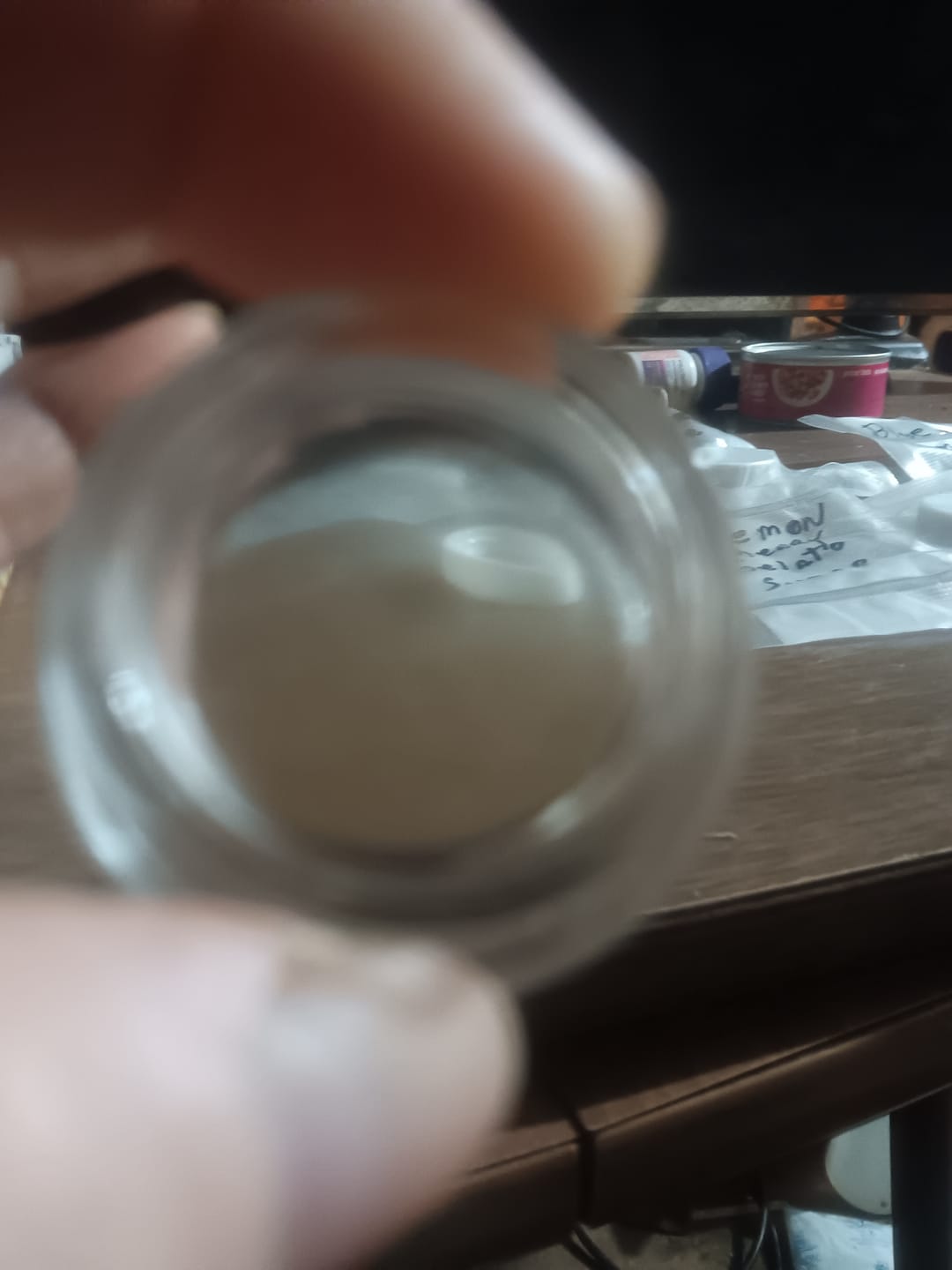 Customer photo review of 1.5g Gorilla Cookies Crumble
