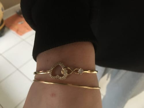 Customer photo review of Till Min Dotter – Infinity Heart-Armband – Alltid I Mitt Hjärta, För Alltid Sammanlänkade